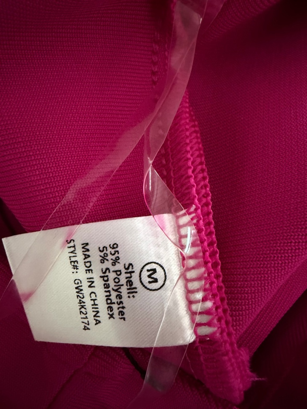 Fashion Nova Strapless Hot Pink Midi Dress with Gold Accent - Picture 6 of 6